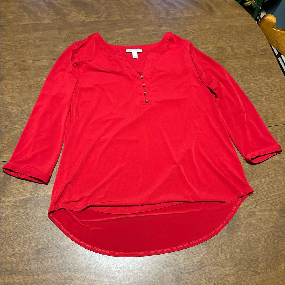 Dana Buchman size Large red shirt